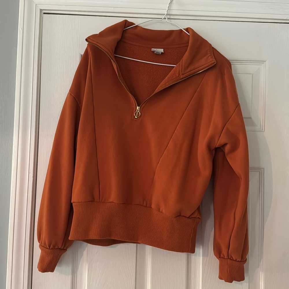 Orange Sweater